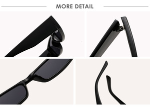 Fashion Narrow Frame <strong>Sunglasses</strong> Small Rectangle Glasses <strong>Retro</strong> UV400 Sun Glasses Vintage Square Eyewear - Product Image 6