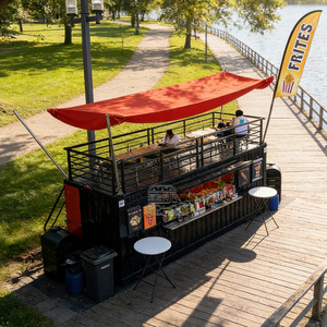 Système de conteneur adaptable pour café, bar, restaurant, remorque de restauration rapide, unité de cuisine - Product Image 5