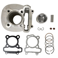 52.4mm 125cc toplu kaynağı özel OEM 12100-ARA-000 SYM125 SR125 fifi3 125 yörünge Jet4 motosiklet silindir Piston segmanı CONTA TAKIMI