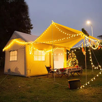 Tente gonflable extérieure imperméable de deux pièces pour la maison tente gonflable de camping de famille de ménage