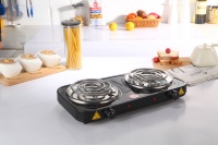Cuisinière électrique portable 2000 W, idéale pour la cuisine domestique, durable, double brûleur, température réglable, petite cuisinière électrique