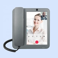 Téléphone fixe sans fil Android 10 avec écran de 8 pouces, carte SIM 4G, ports PSTN RJ45, VoIP SIP, 2+16 Go de RAM/ROM, appareil photo 500MP pour 5.0