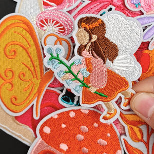8 Pezzi Toppe Ricamate Eco-Friendly da Cucire o Applicare con Ferro da Stiro, Elfo del Giardino, Fata, Multicolore, per Vestiti - Product Image 3