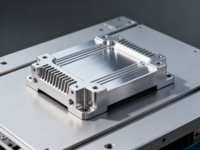 Placa de Montaje de Equipos Personalizada de Aluminio 6061-T6, Fresada CNC, Perforada y Roscada
