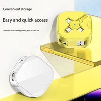 Câble de charge rapide multi-USB extensible 4 en 1 avec logo personnalisé, câble de charge de type C pour téléphone avec support de téléphone