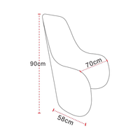 Chaise moderne en panneaux de bois courbé pour hôtel, salle à manger, salon, chambre à coucher, cuisine, usage extérieur, feuille stratifiée à haute pression