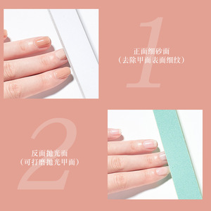 Paie Double Sided <b>Nail</b> <b>File</b> 600/3000 Grit Professional <b>Nail</b> Care Buffer Rectangular Shape - Product Image 3