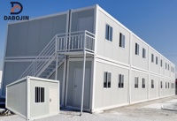 Maison modulaire en conteneurs à structure en acier pour les projets miniers et de construction en Afrique