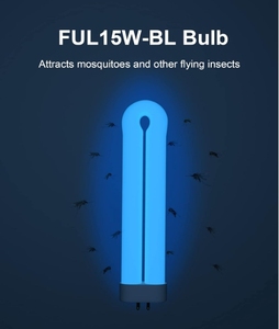 Bombilla de Repuesto para Lámpara Antimosquitos de 15W, Forma de U, Tubo Doble con Base de 4 Pines, 15W-BL, Lámpara T6 para Atraer <span class=keywords><strong>Insectos</strong></span>, Matamosquitos - Product Image 4