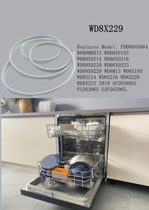Joint de porte pour <span class=keywords><strong>lave</strong></span>-<span class=keywords><strong>vaisselle</strong></span> WD8X229, joint d'étanchéité pour porte, pièces détachées pour appareils électroménagers de cuisine - Product Image 4