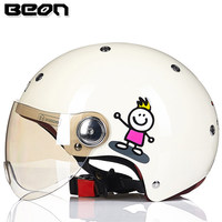 Casco de Motocicleta ABS con Certificación 3C, Unisex, Medio Casco, Universal para Todas las Estaciones, para Scooter Eléctrico/Motocicleta B103