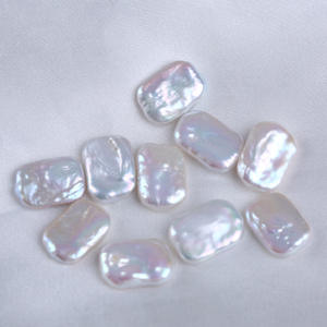 Perlas Sueltas Barrocas Naturales de Agua Dulce de 11-13 mm, Pequeñas y Rectangulares, para Material de Accesorios de Bricolaje - Product Image 5