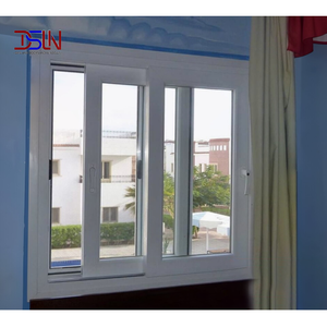 หน้าต่างบานเลื่อน UPVC เชิงพาณิชย์ ทนทานสูง ผลิตจากสแตนเลส คุณภาพสูง ใช้งานได้ยาวนาน กระจกสามชั้น กันเสียง สำหรับโครงการห้องพักโรงแรม - Product Image 1