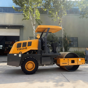 รถบดถนนแบบสั่นสะเทือนสำหรับเครื่องยนต์ดีเซล4ตันสำหรับการก่อสร้างถนน - Product Image 3