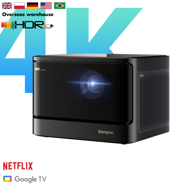 [EU/BA in Stock] Dangbei Mars PRO 2 ALPD DLP Laser Projector Google TV 4K UHD 2450 ISO Lumens Home Smart Video Projector