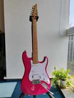 Guitare électrique de haute qualité à prix réduit, personnalisée, modèle Bullfighter OEM MS-100S S-S-H, pont tremolo en érable, micro multicolore