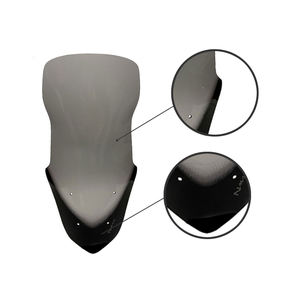 Parabrisas alzado para motocicleta, Deflector de parabrisas largo para <span class=keywords><strong>Yamaha</strong></span> NMAX155, <span class=keywords><strong>N</strong></span>-<span class=keywords><strong>MAX</strong></span>, 155, <span class=keywords><strong>2020</strong></span>, 2021 - Product Image 4