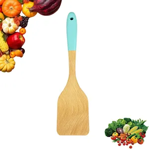 Uv in màu đồ dùng nhà bếp gỗ spatulas cho không dính Pan và đồ nấu nướng