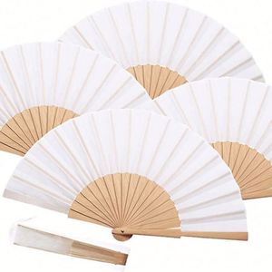 Abanico Plegable de Madera con Tela Impresa Personalizada, Bambú Ecológico con Técnica Pintada para Verano y Fiestas - Product Image 1