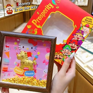 Pegatina Personalizada para Teléfono Móvil de Oro Puro 999, Souvenir Empresarial de Lujo, MOQ Bajo - Product Image 5