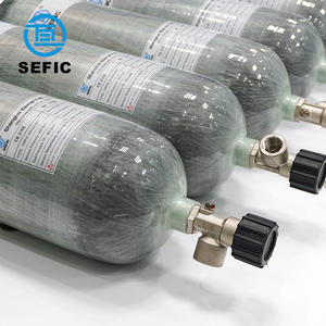 Cilindros de Gas de Fibra de Carbono de 6.8L, Tanque de Fibra de Carbono de Alta Presión, Cilindro de Gas de Oxígeno Compuesto - Product Image 5