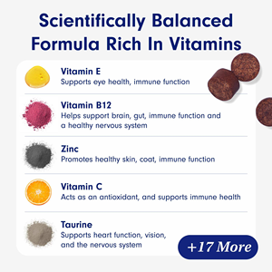 Suplemento multivitamínico <span class=keywords><strong>para</strong></span> mascotas 22 en 1 OEM/ODM con vitaminas A E B12 y antioxidantes <span class=keywords><strong>para</strong></span> la salud inmunológica y articular - Product Image 2