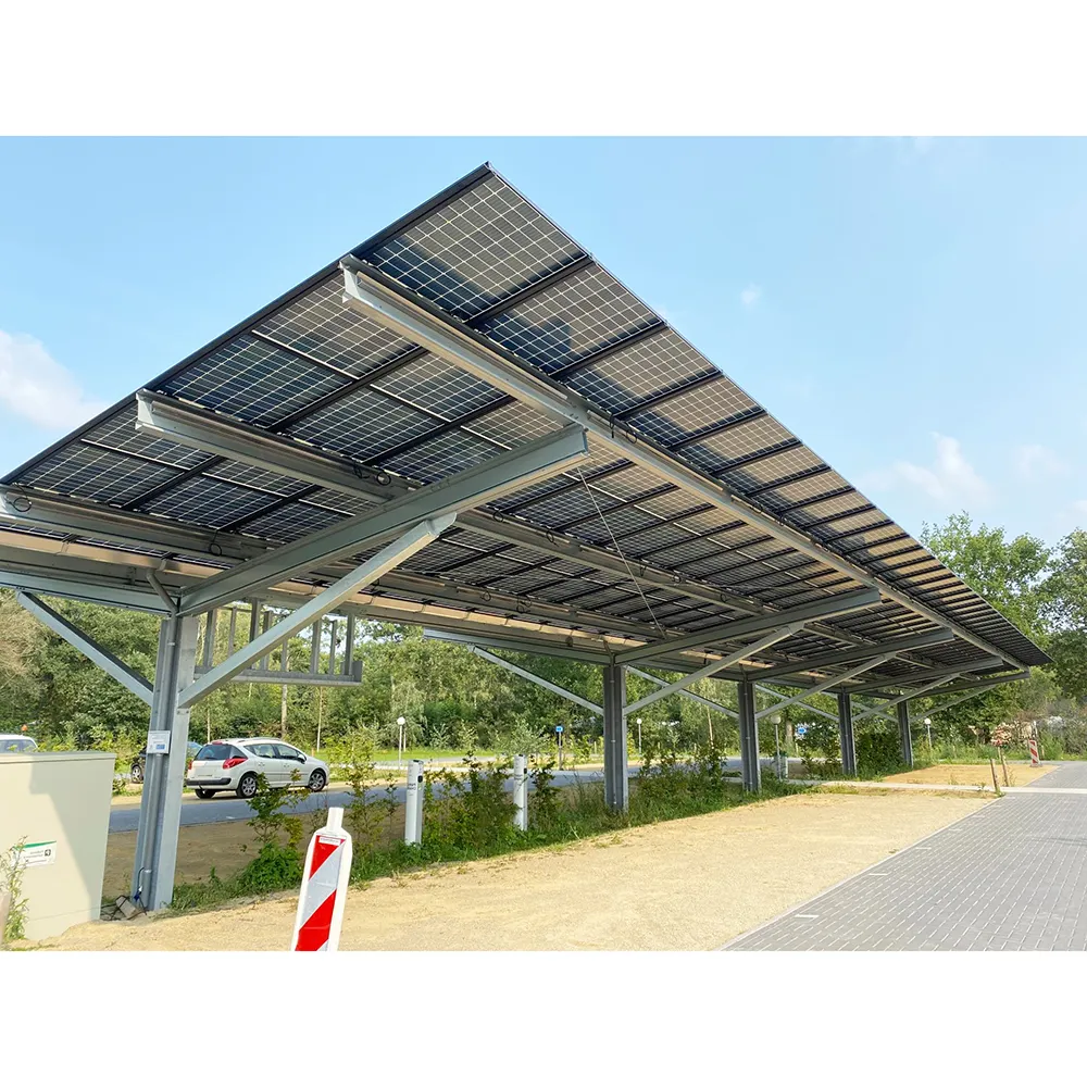 Vendita calda staffe solari Carport fotovoltaico parcheggio capannone sistema di montaggio solare
