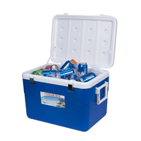 Ensemble de glacières isothermes portables 5L/13L/27L/45L, glacières rigides avec maintien de la glace et poignées robustes, idéal pour le camping
