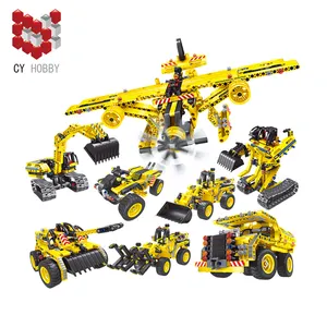 CY6801 <span class=keywords><strong>bloques</strong></span> educativos de transmisión de plástico ABS 261PCS-361PCS <span class=keywords><strong>2</strong></span> en 1 camión de juguete de construcción DIY ladrillos de juguete para la venta - Product Image 6