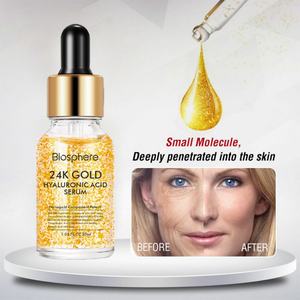 Wholesale Face Hyaluronic Acid Snail Whitening Korea Luxury Radiance and Anti-Aging Primer 24K <b>Serum</b> Gold - Product Image 2