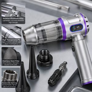 15000Pa Brushless Cordless Handheld <b>Vacuum</b> Cleaner 65W <b>Portable</b> Car <b>Vacuum</b> Air Blower Inflator Pump for Factory Wholesale OEM - Product Image 4