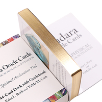 Cartes Oracle de Tarot, amoureux de la lumière, en or, Tarot