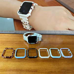 Funda de Resina para <span class=keywords><strong>Apple</strong></span> <span class=keywords><strong>Watch</strong></span> 42mm 46mm, Protección de Pantalla, Marco Protector Hueco para IWatch 11 10 9 <span class=keywords><strong>8</strong></span> 7 - Product Image 6