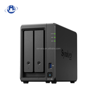 Ds725 + Serveur de stockage Mini Data Nas à 2 baies avec port 2,5 GbE intégré pour petites entreprises