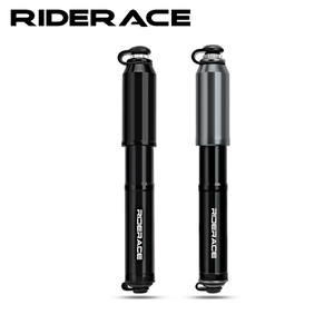 Bomba de Ar Portátil RIDERACE em Liga de Alumínio para Bicicleta, <span class=keywords><strong>Mini</strong></span> Bomba Manual de Ciclismo 130PSI, Inflador de Pneus para Bicicletas MTB e de Estrada com Válvulas Schrader e Presta - Product Image 1