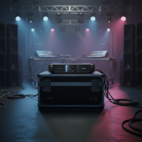 Amplificateur de puissance audio extérieur actif Ipalead FP9000 Classe Td Pro 9000W 2 canaux Son surround Métal 20Hz-34kHz 1dB Damping