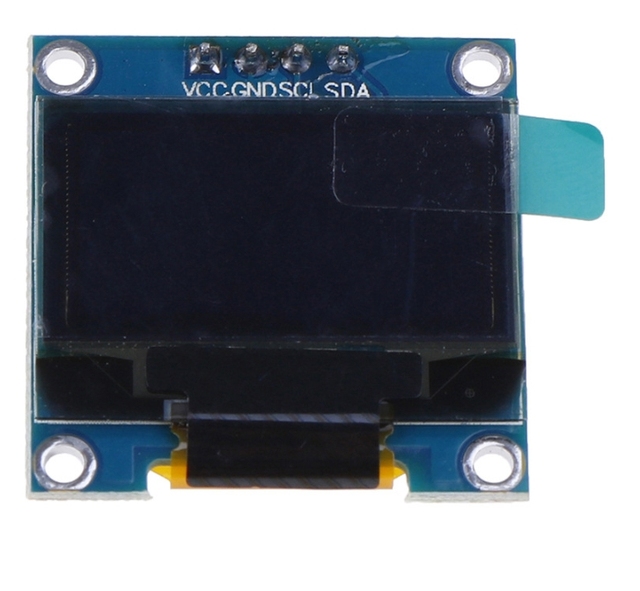 4-pin 12864 OLED Liquid Crystal Screen Module. OLED Display Screen, 0.96 Inches, I2C and IIC Communication.