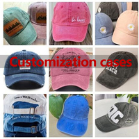 Casquette de baseball unisexe en coton, unie, lavable, avec fermeture snapback, en denim, à sangle arrière réglable, style sport, personnalisable, type 'Dad Hat', Gorras