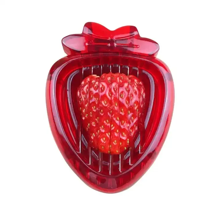 Großhandel Strawberry Chopper Obsts ch neider Salats chäler Slicer Multifunktion ales Küchen helfer Werkzeug