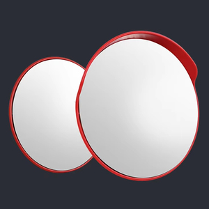 60/80/100 cm Road Mirror Driveway Traffic Convex Mirror for Safety <b>Blind</b> Spot Outdoor - Product Image 2