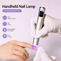Lampe à ongles UV LED portable professionnelle ARNAILO, sans fil, pour séchage rapide du vernis gel, utilisation à domicile, alimentation USB