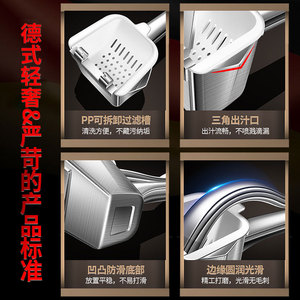 เครื่องคั้นน้ำผลไม้แบบมือหมุน AkL 304 สแตนเลส ขนาด 26x12x9 ซม. แบบถอดได้ สำหรับคั้นมะนาวและผลไม้ในครัวเรือน - Product Image 4