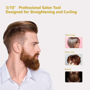 Nueva Plancha de Pelo Eléctrica de Titanio Delgada de 3/10 Pulgadas, Calentamiento Rápido, Temperatura Variable, Portátil, LED, Apagado Automático en 1 Hora - Product Image 6