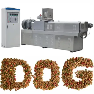 Industriële Puffend Pet Food Machine Droge Brokjes Pet Hond Kat Voedsel Extruder