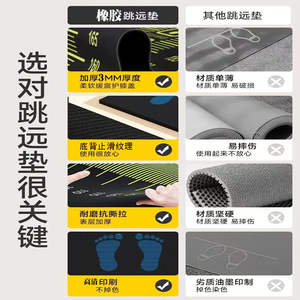 Diseño personalizado antideslizante antifatiga ejercicio Yoga Mat antideslizante <span class=keywords><strong>de</strong></span> pie salto Mat <span class=keywords><strong>con</strong></span> absorbente <span class=keywords><strong>de</strong></span> <span class=keywords><strong>agua</strong></span> cojín hecho a máquina - Product Image 3