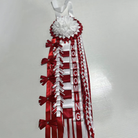 Pita Selempang Ibu untuk Acara Homecoming Warna Pink, Grosir, Custom, Buatan Tangan, Pita Satin, Hiasan Bunga untuk Dekorasi Pesta Homecoming Sekolah