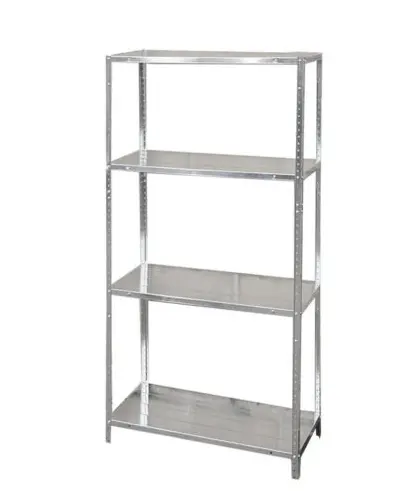 metal plate bolt tight 4 tiers regal metal steel display industrial shelving racks