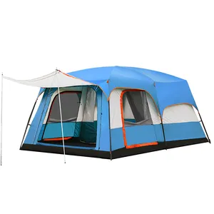 5 zu 10 Person Wasserdichte glamping aufblasbare party zelte camping outdoor mit zwei schlafzimmer
