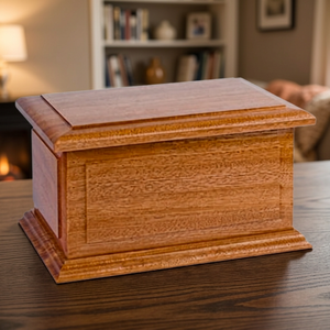 Caja de Recuerdos de Madera de Paulownia 100% Natural, Estilo Americano, Urna de Cremación Ecológica Personalizada, para Uso Doméstico, Suministros Funerarios para Cenizas, 220 - Product Image 1