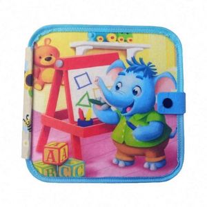 Juguete Montessori de Fieltro con Diseño de Elefante, Libro Sensorial para Bebés, Educación Temprana, Precio de Fábrica - Product Image 1